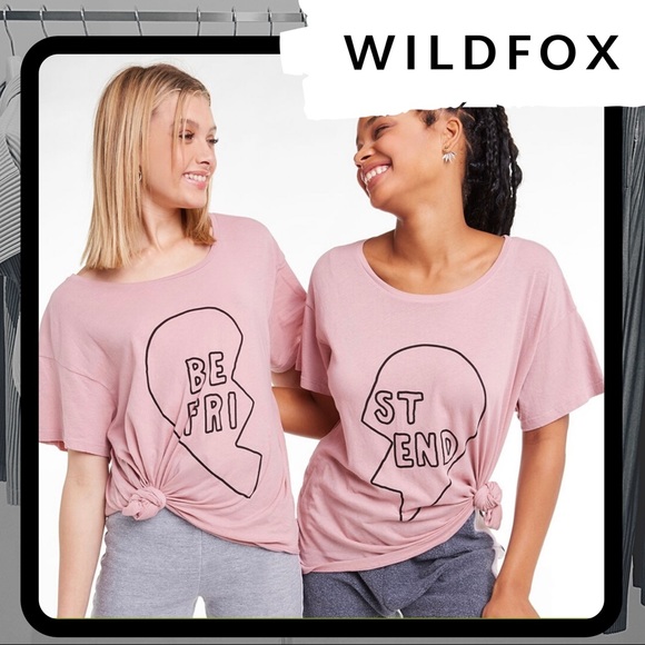 Wildfox Tops - NWT WILDFOX Best Friend Manchester Tee Set
